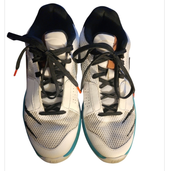 Nike Ja 1 Reverse Scratch Size 9.5 Mens White Black Turbo Green Basketball Shoes - Picture 6 of 9